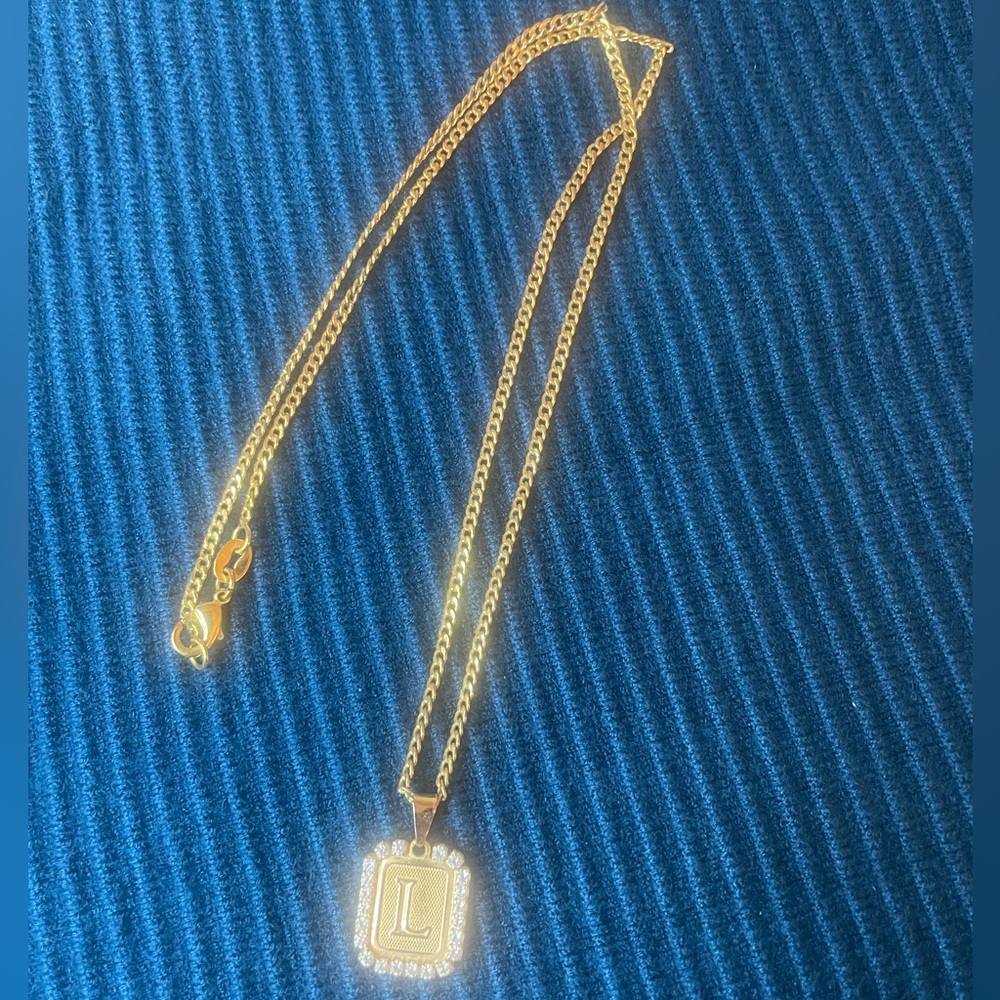 “L” Initial Pendant Necklace
